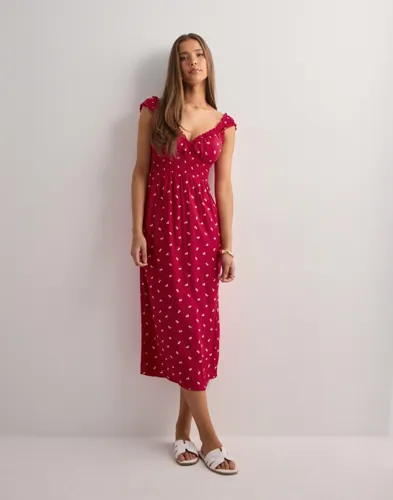 Nelly Smock Midi Dress midiklänningar dam – bild 3
