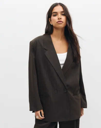 Onlalden L/S Ovs Pinstripe Blazer T