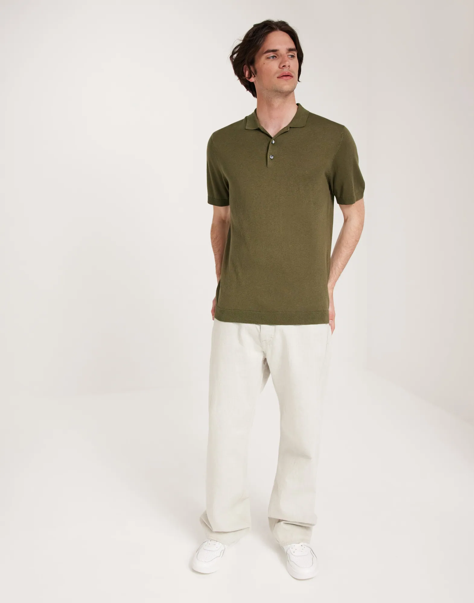 JPRIGOR LINEN KNIT POLO