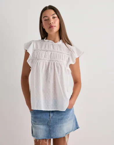 Onlkatti S/S Dobby Top Wvn Noos