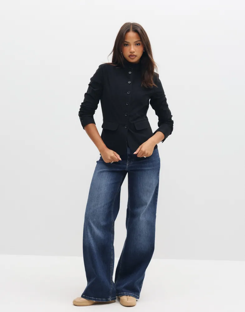 ONLY Onlmadison Blush Hw Wide Dnm DOT229 jeans dam – bild 2
