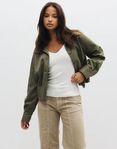 VERO MODA Vmviola Ls High Neck Jacket Wvn Exp vinterjackor dam – bild 2