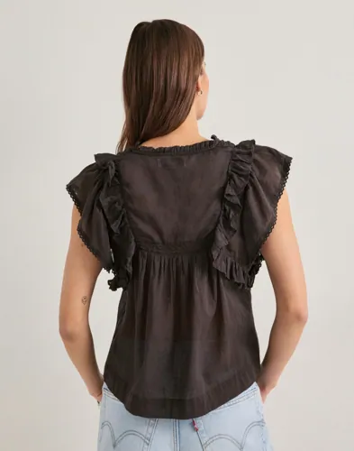 NEO NOIR Jayla S Voile Top blusar dam – bild 3