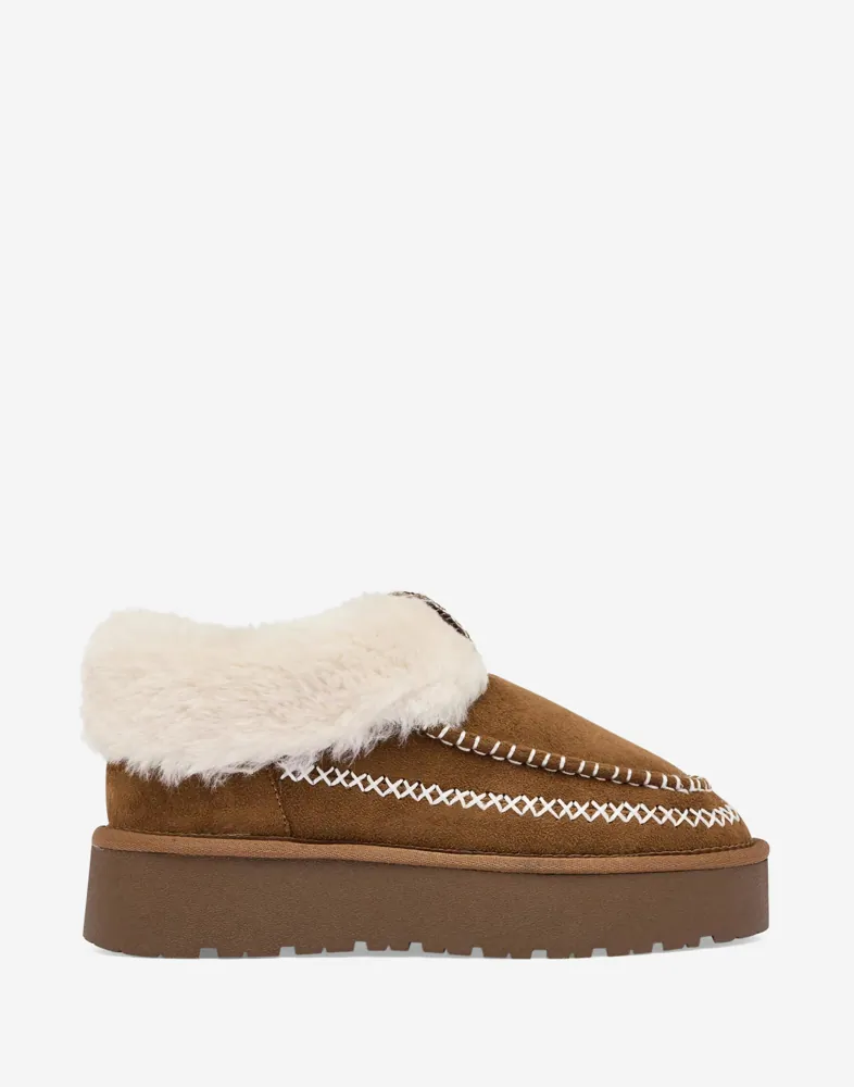 Stitched Platform Boot