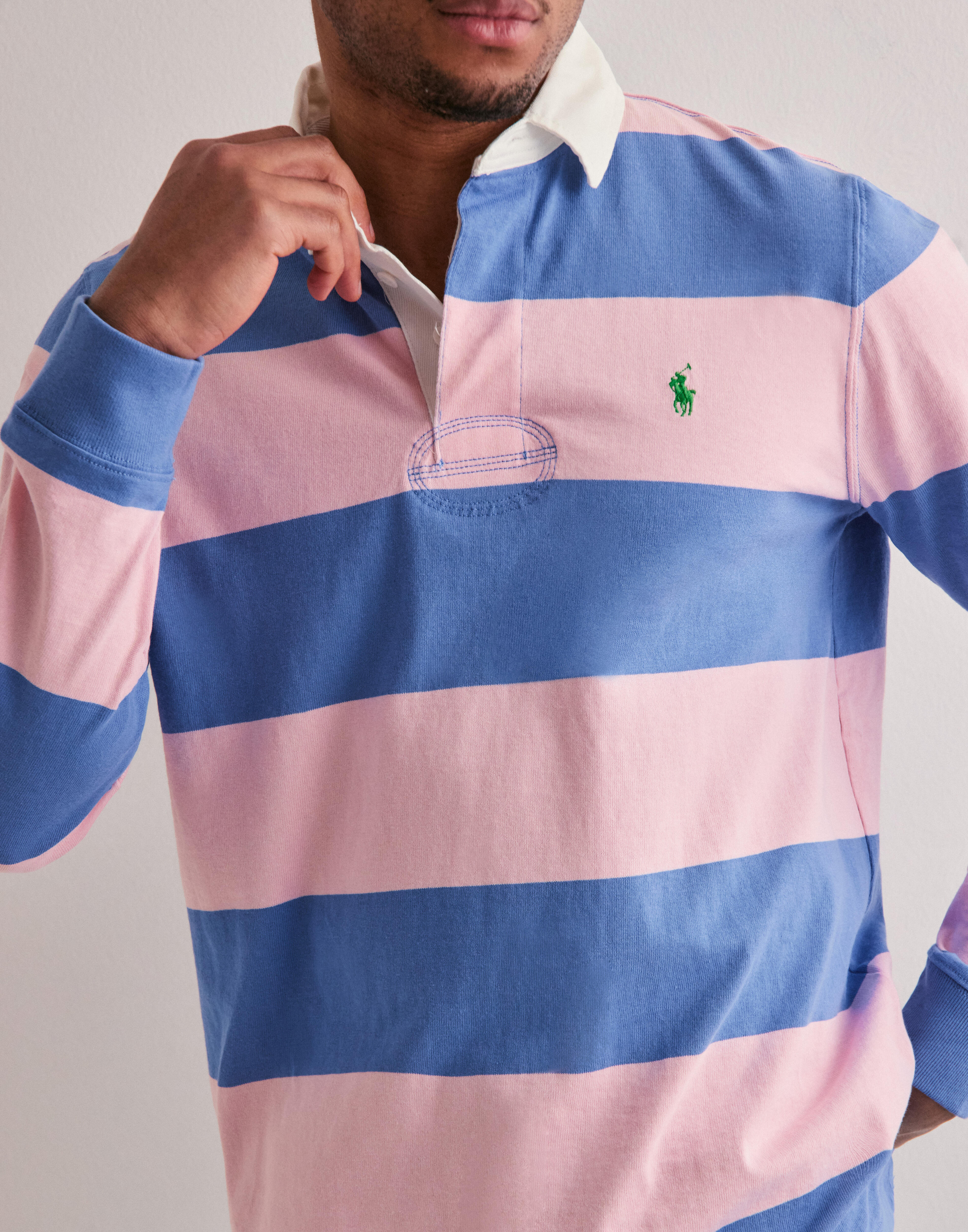 Buy Polo Ralph Lauren LSRUGBYM10-LONG SLEEVE-RUGBY - Pink | NLYMAN