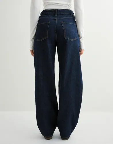 PIECES Pcgrace Mw Barrel Jeans Noos Bc dam – bild 2