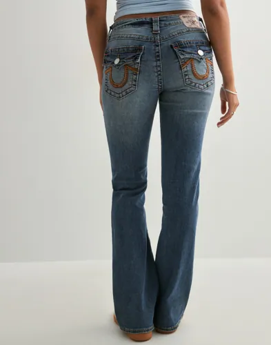 True Religion - Blå - Rainbow Pkt Becca Mr Bootcut Big T_