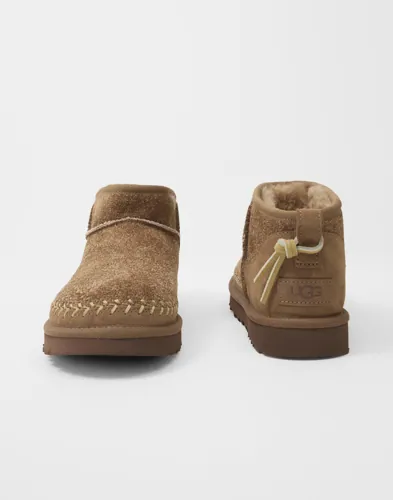 UGG W Classic Ultra Mini Biarritz teddy boots dam – bild 3