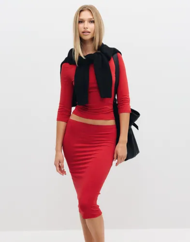 Soft Pencil Skirt