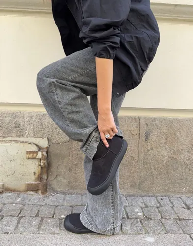 Nelly - Sort - Chunky Mini Boots