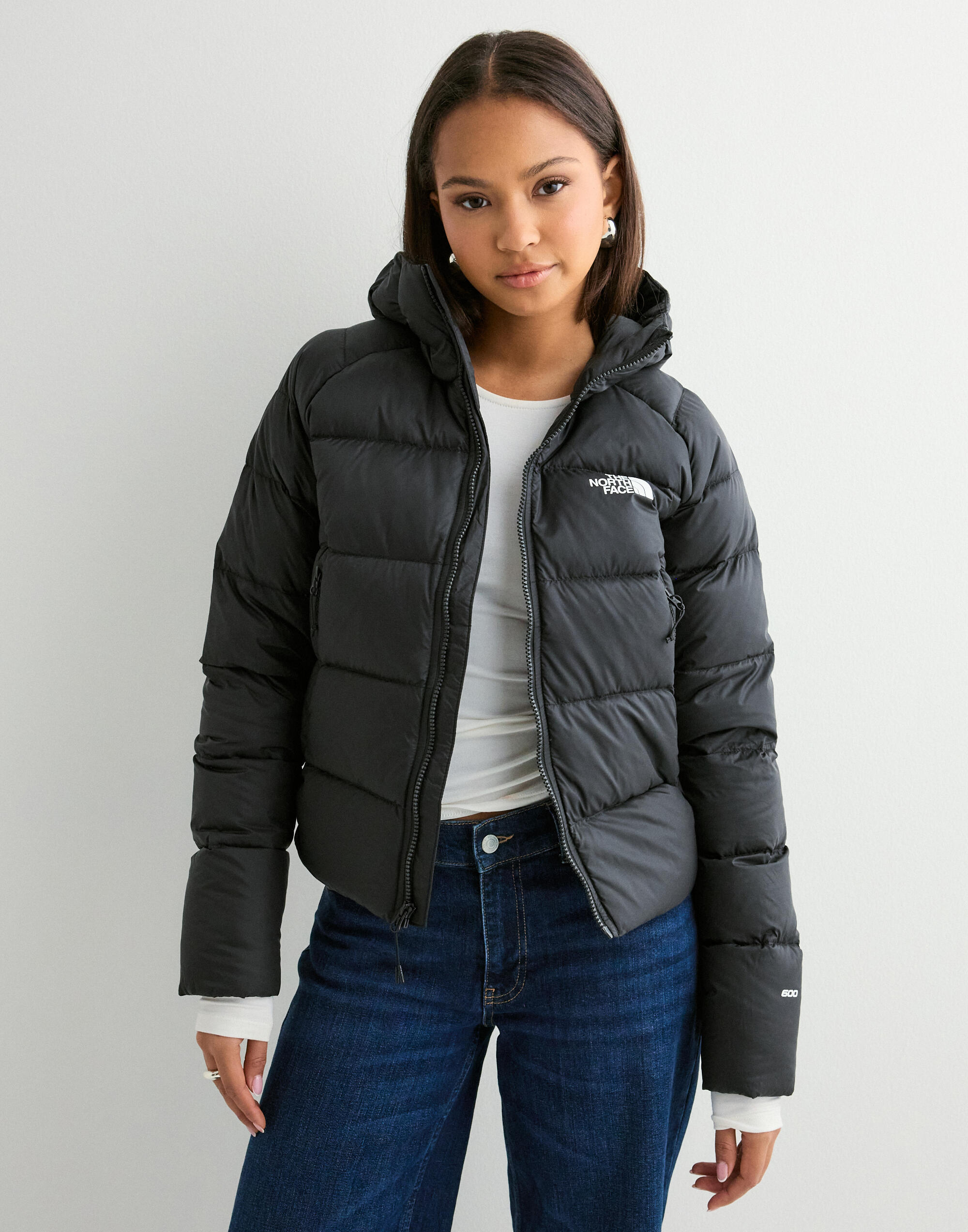 Buy The North Face W HYALITE DOWN HOODIE - Black | Nelly.com