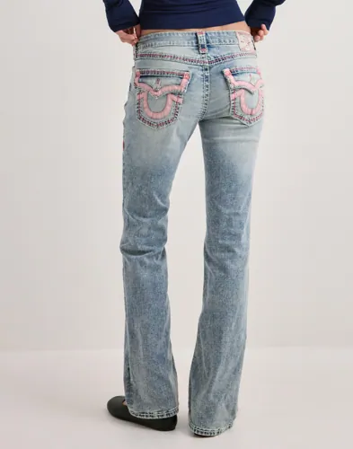 True Religion - Blå - Applique Becca Mr Bootcut Flp