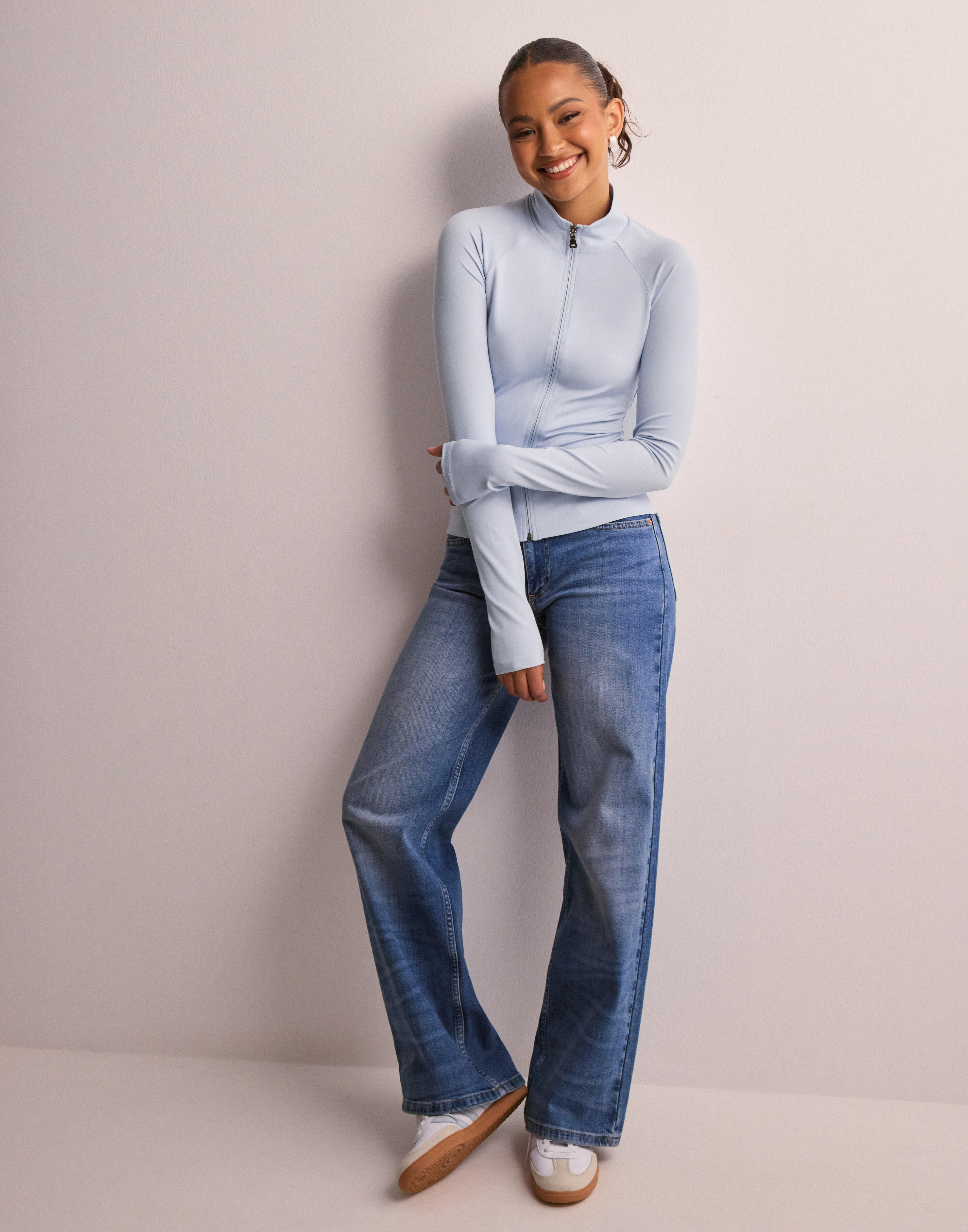 Buy Nelly Full Zip Top - Light Blue | Nelly.com