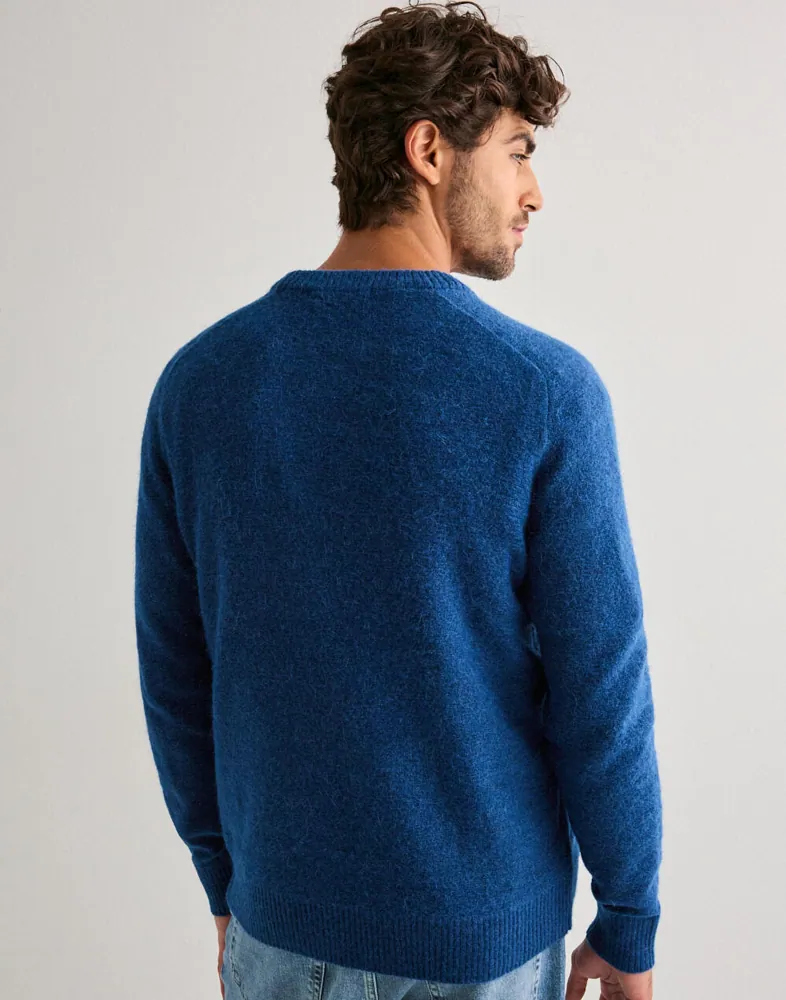 Selected Men Slhrai Ls Knit Crew Neck Stickade tröjor herr – bild 2