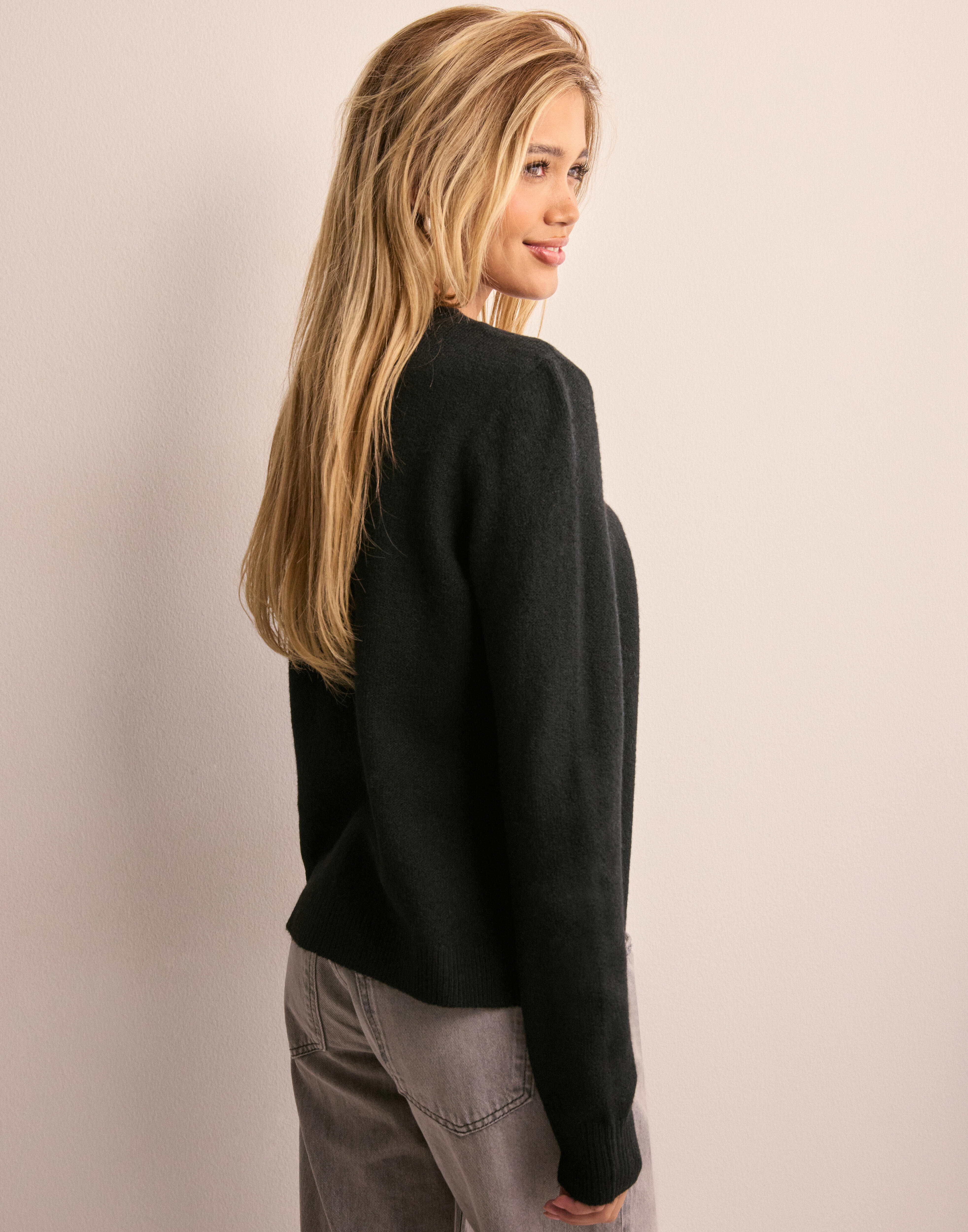 Maglione Donna Pieces PCBREE – Girocollo, Maniche Lunghe A Raglan, Maglia Fine, Colore Noos, Vestibilità Normale
