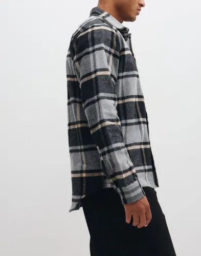 LES DEUX Check Flannel Shirt Flannelskjortor flanellskjortor herr – bild 2