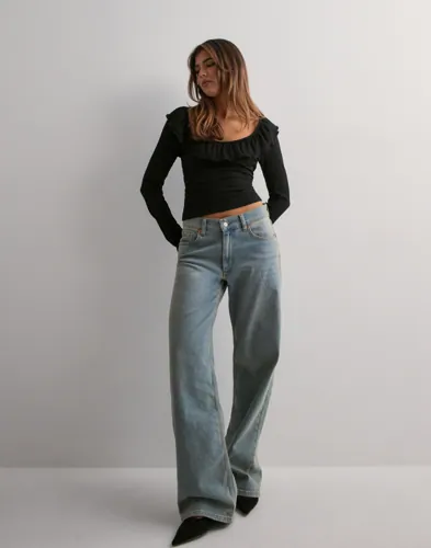 Nelly Stunning Frill Blouse Top blusar dam – bild 2