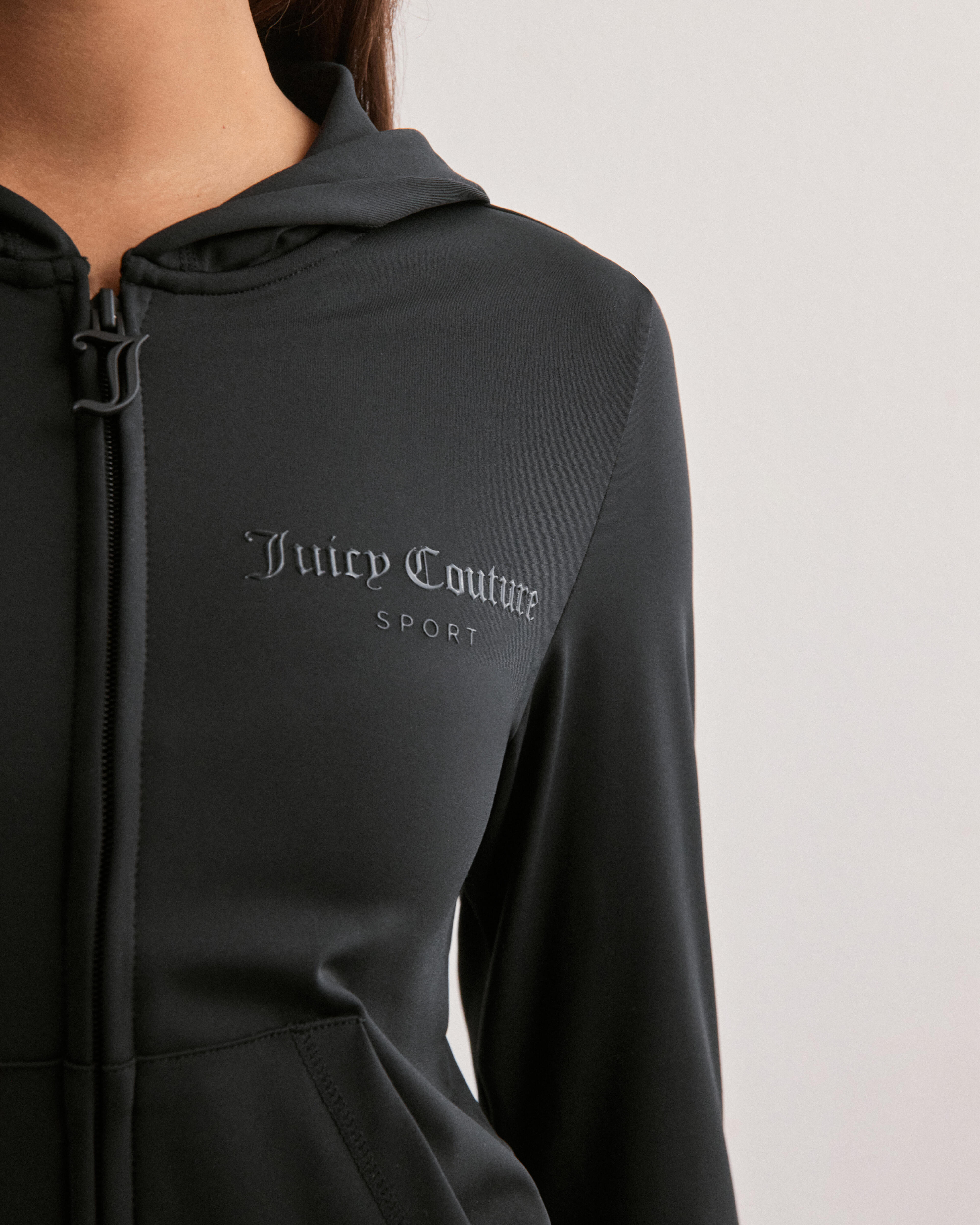 Buy Juicy Couture ACTIVEWEAR ENNISHOODIE - Black | Nelly.com