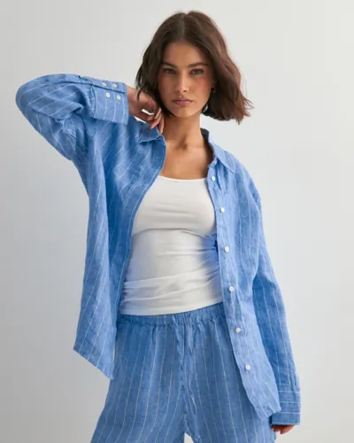 Samsøe Samsøe - Blå - Sanot shirt 14329