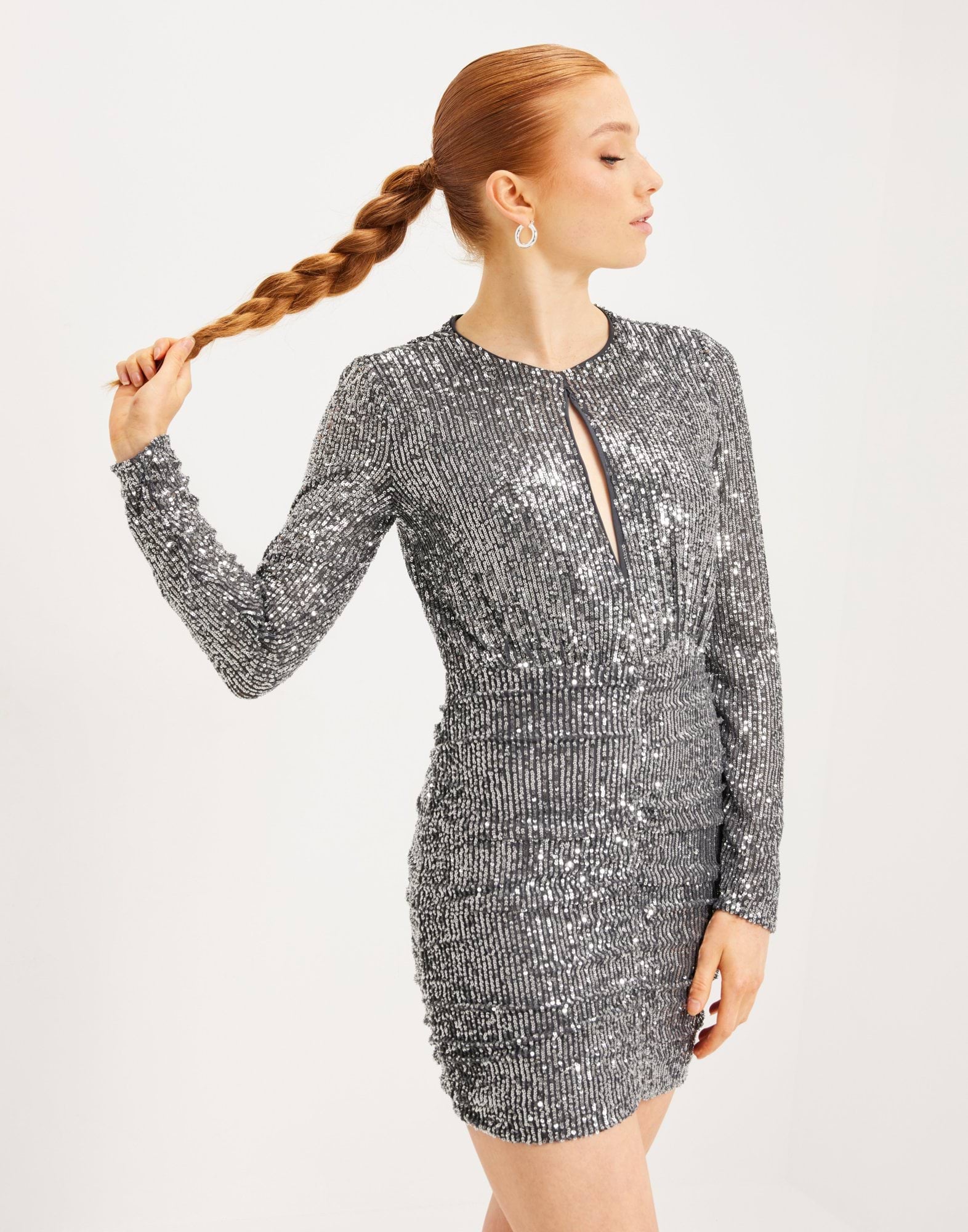 ONYX MINI SEQUIN DRESS