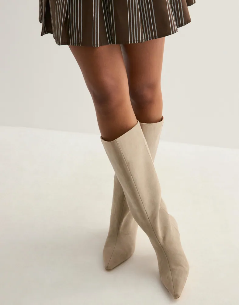 Nelly Curved Under Knee Boot kängor & boots dam – bild 2