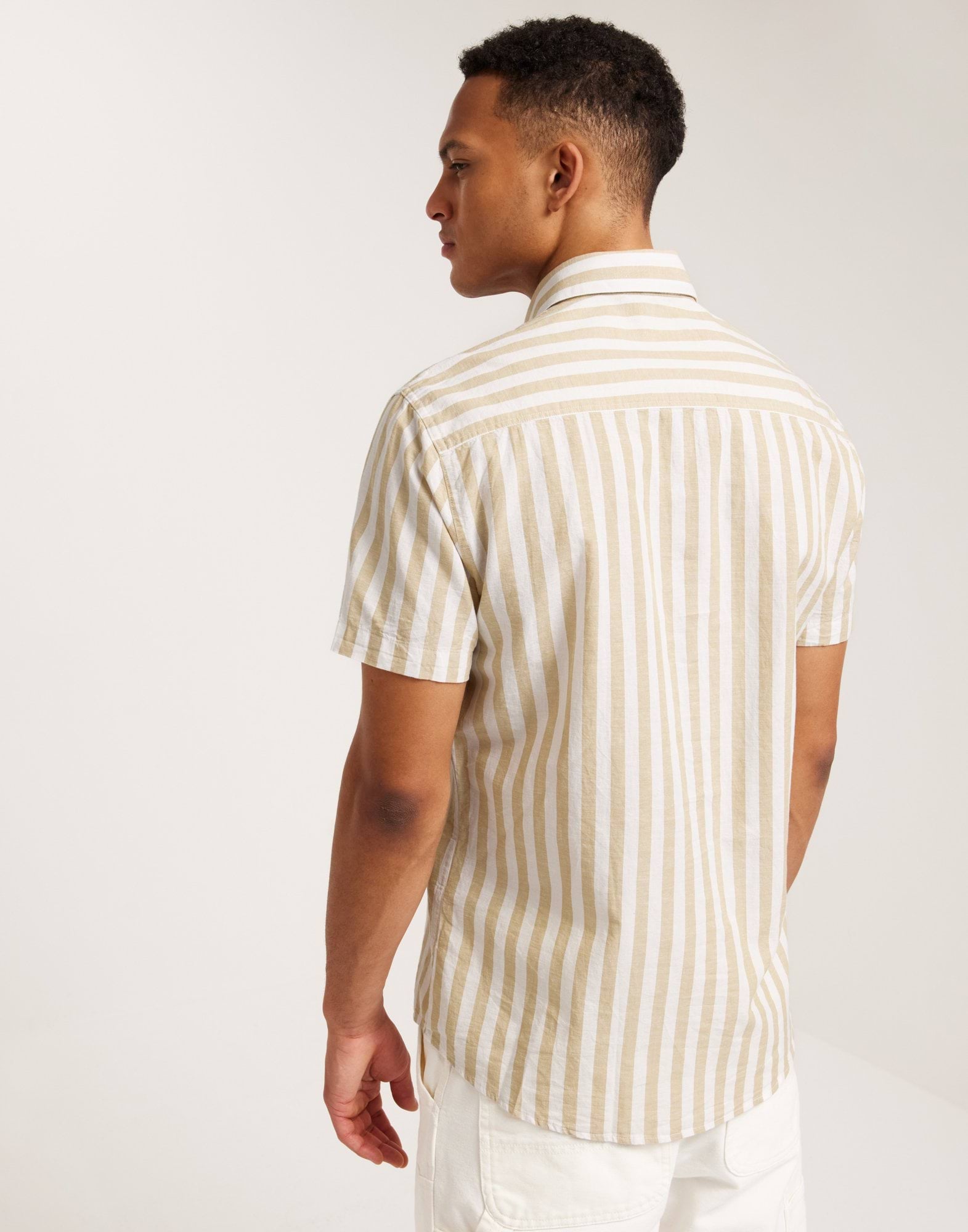 SLHREGNEW-LINEN SHIRT SS CLASSIC