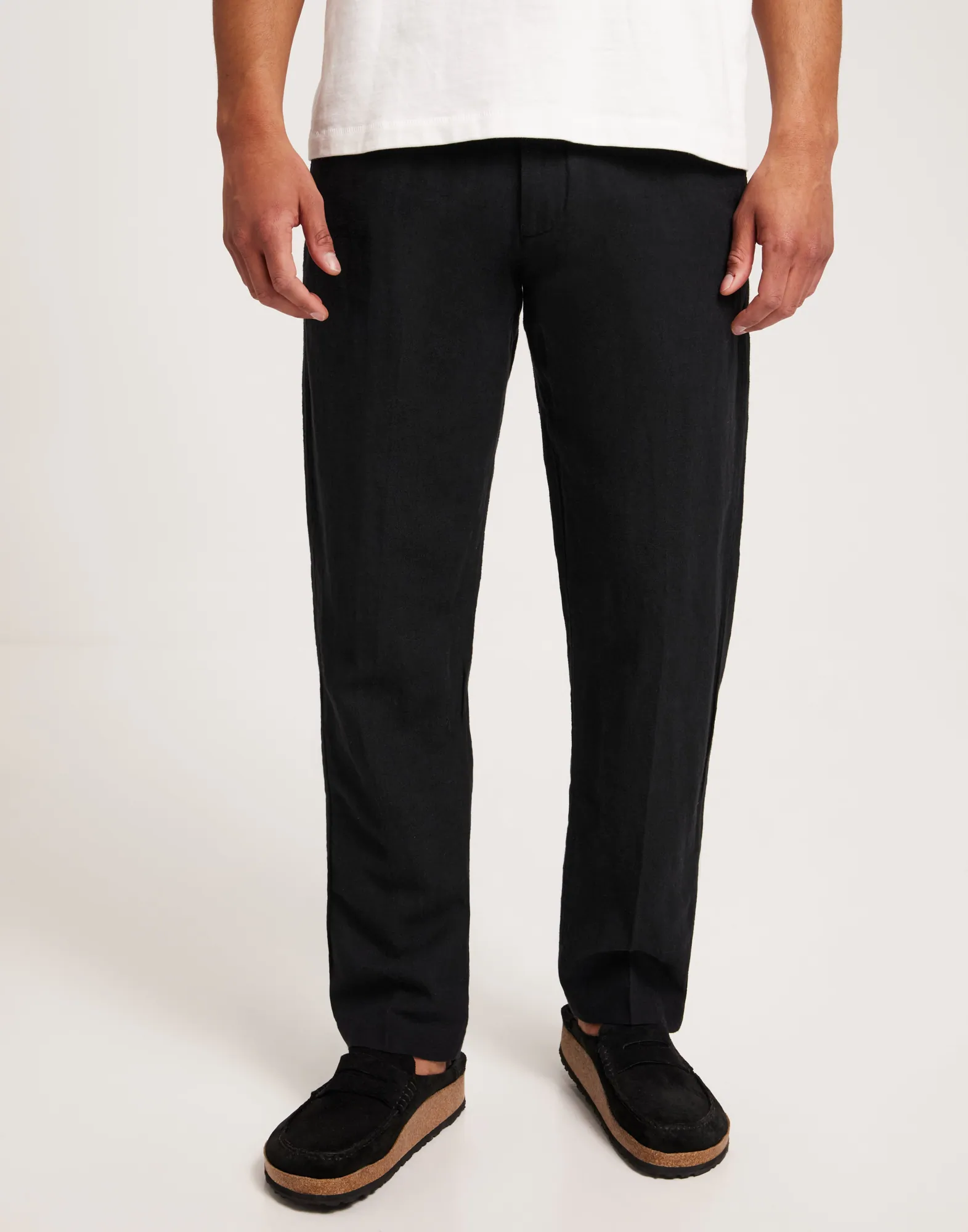 SLH196-STRAIGHT MADS LINEN PANT NOO