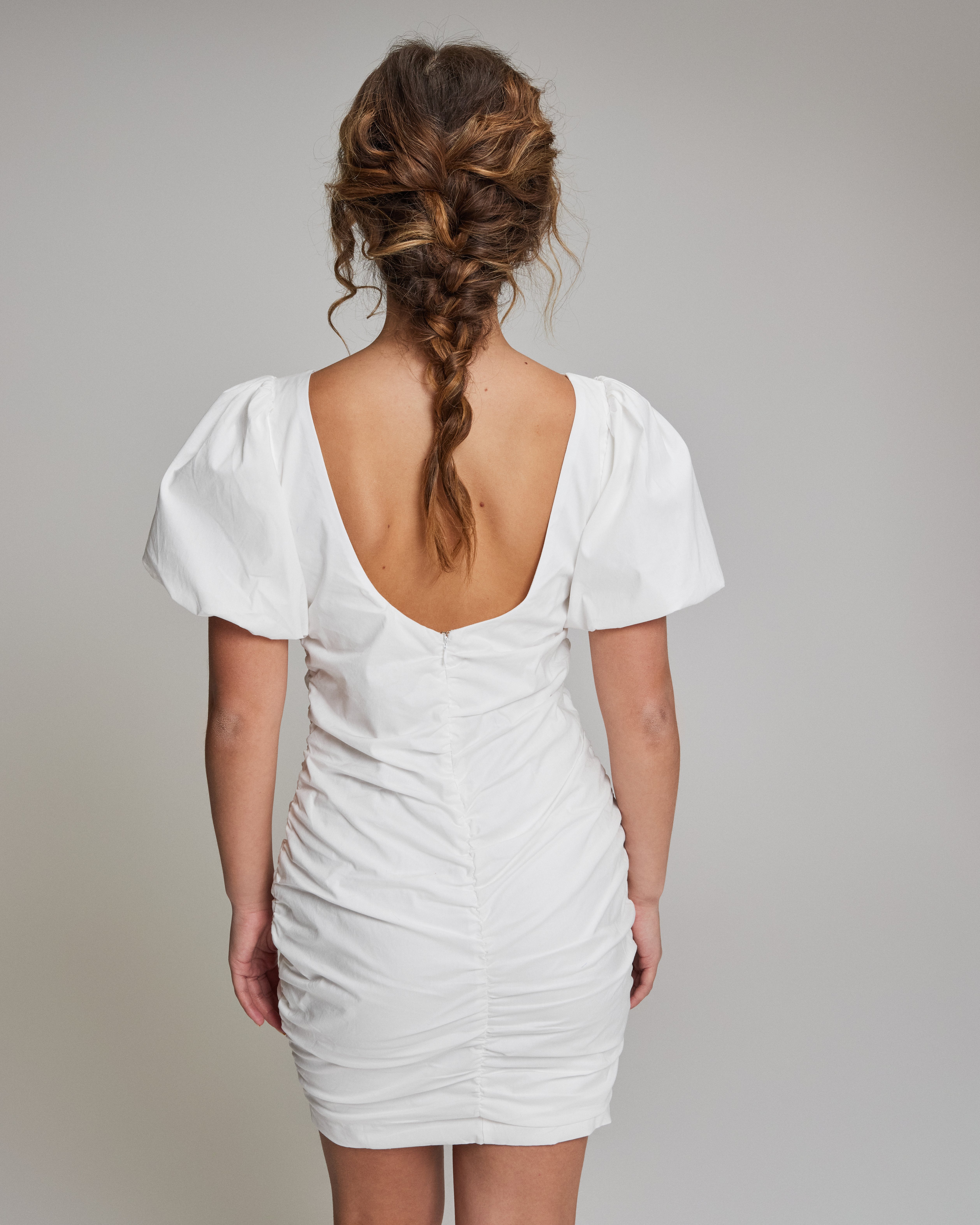 Nelly - Hvid - Cute Scooped Dress