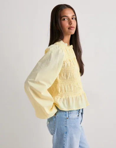 Nelly Flirty Smock Blouse blusar dam – bild 3