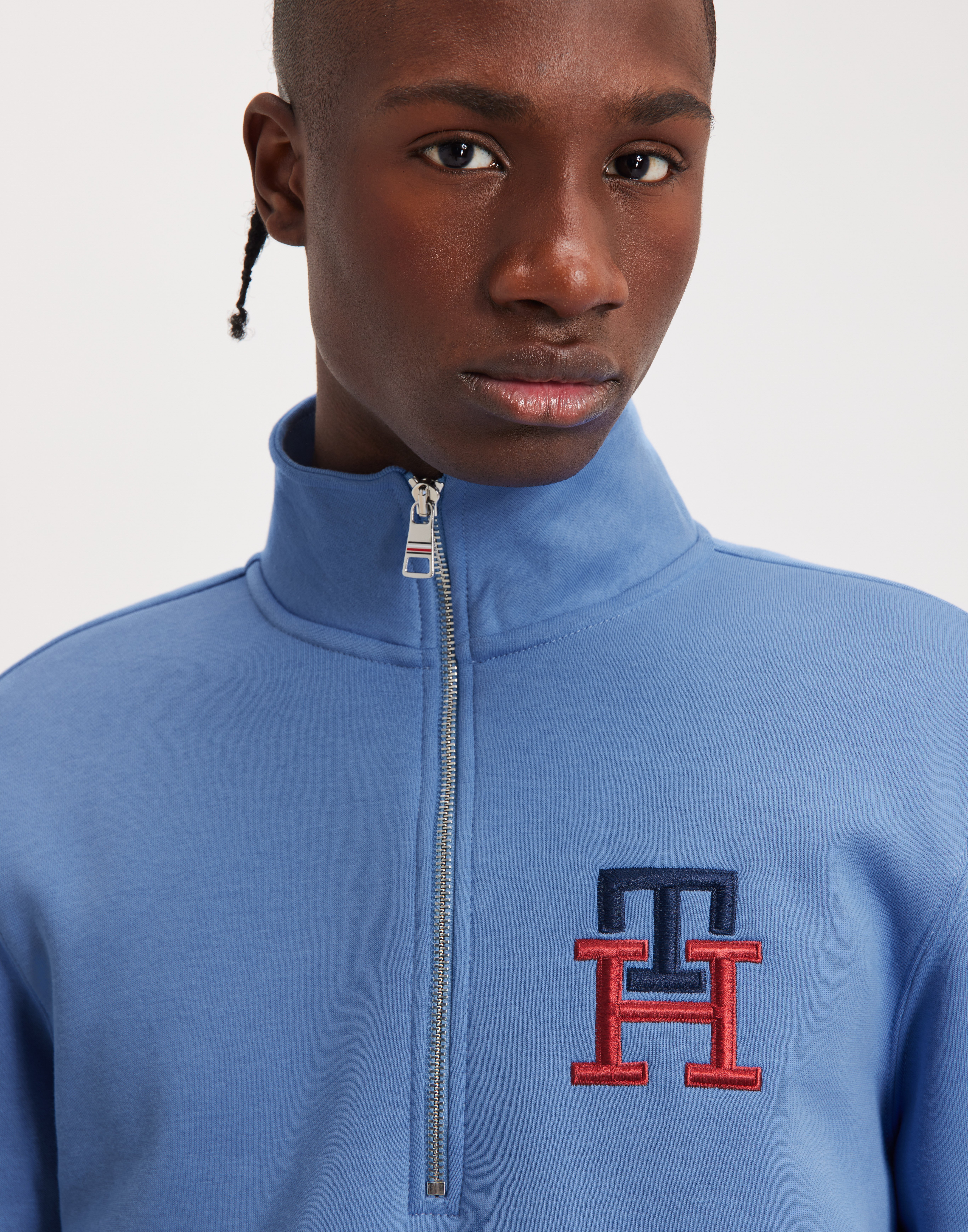 Monogram half zip pullover best sale