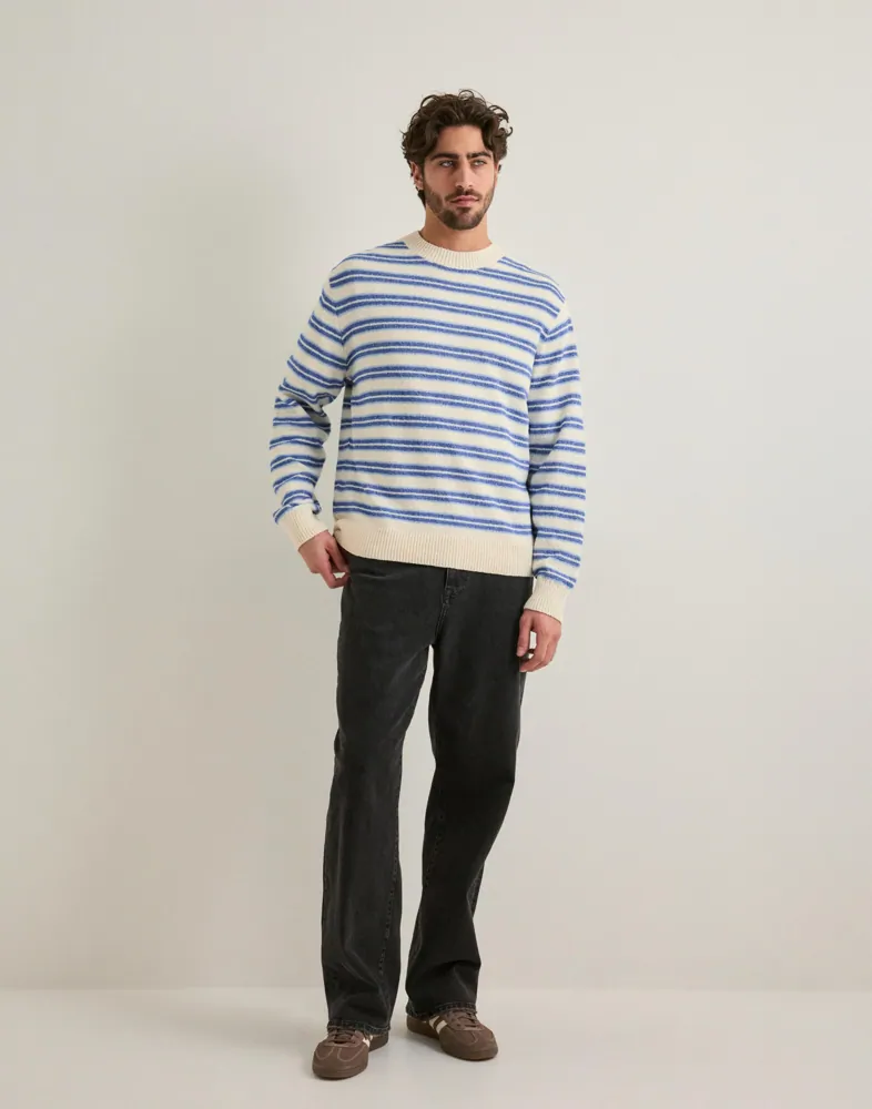 JACK & JONES Jornantucket Knit Boucle Crew Neck Stickade tröjor herr – bild 3