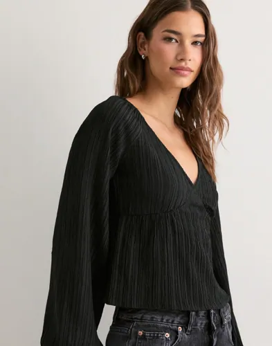 Nelly Structure Blouse blusar dam – bild 2