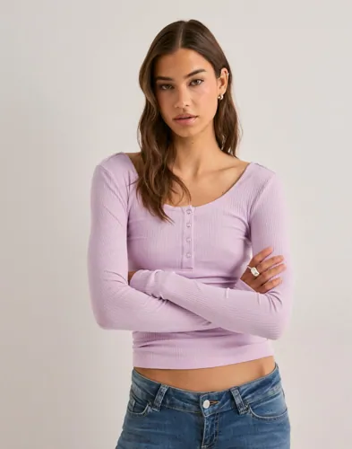 Pieces - Pink - Pckitte Ls Top Noos Bc