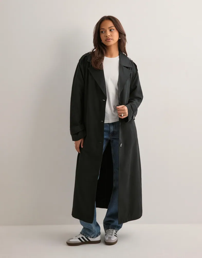 ONLY Onlline X-Long Trenchcoat kappor & rockar dam – bild 5