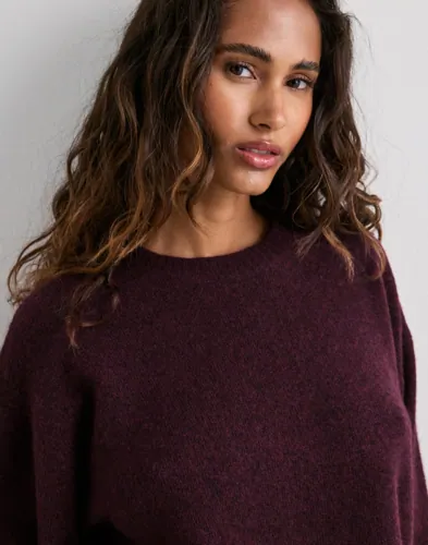 Nelly - Rød - Perfect Knit Sweater