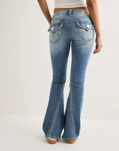 True Religion - Blå - MB3 Rope Joey Mr Ultra Flare Flap Big T_