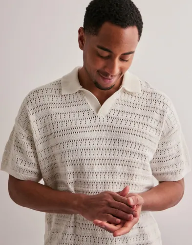 ONLY & SONS Onsgrayson Ds 5 Chochet Polo Knit N Kortärmad piké pikéer herr – bild 2