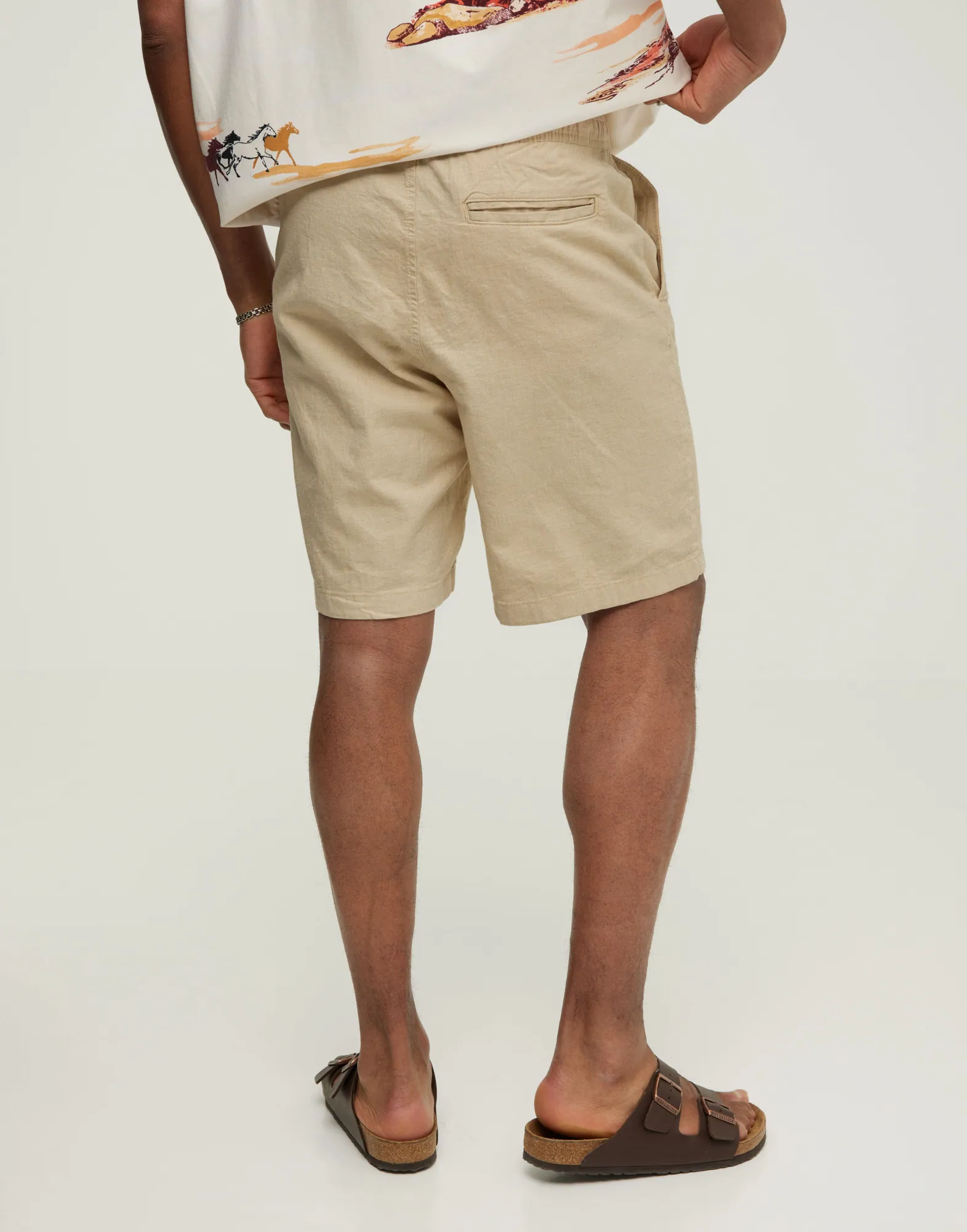 SLHCOMFORT-NEWTON LINEN SHORTS W