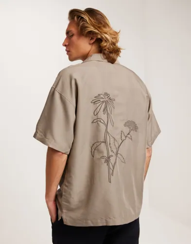 JACK & JONES Jcoembroidery Oversized Resort Shir Mönstrade skjortor herr – bild 2
