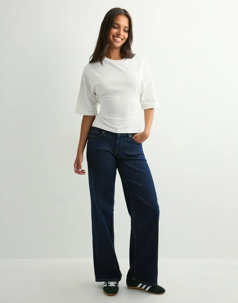 Nelly Open Back Tie Tee t-shirts dam – bild 3