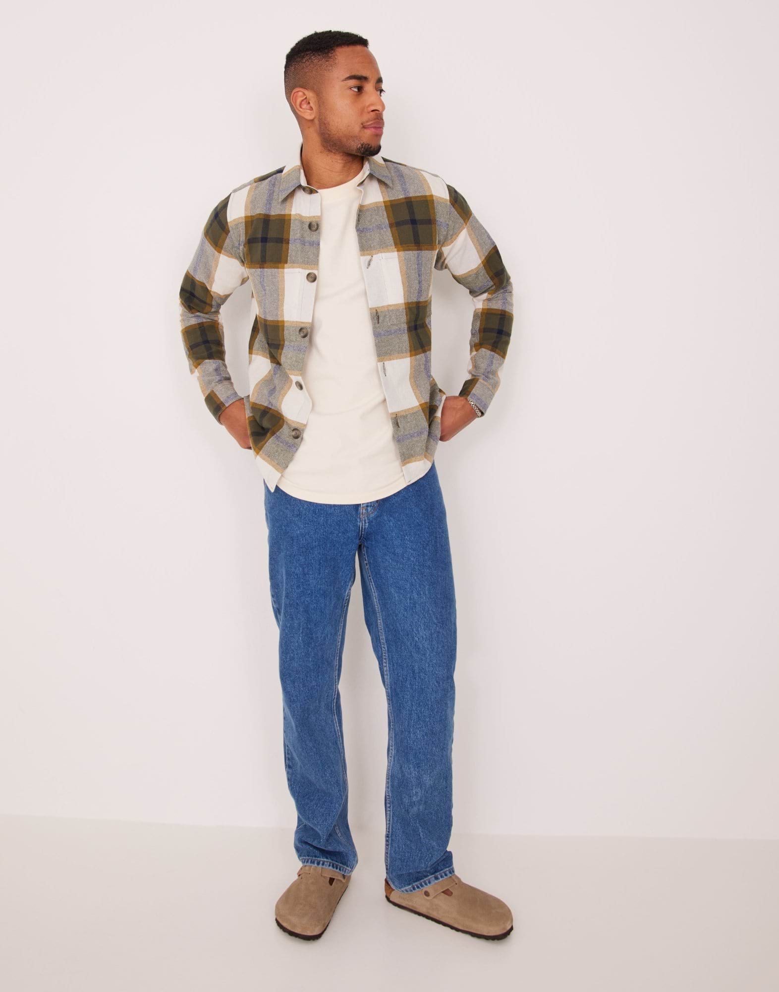 Micah checked overshirt