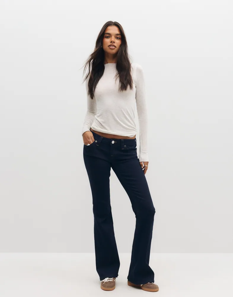 True Religion Joey Lr Flare Flap jeans dam – bild 2