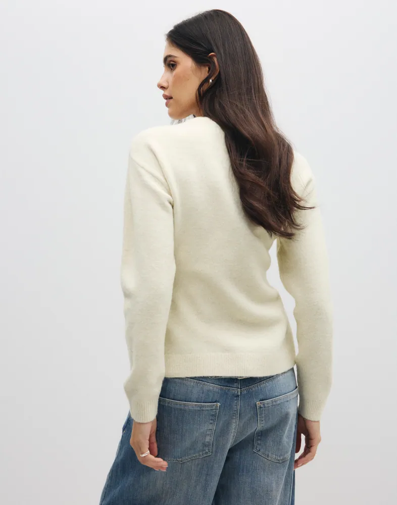 VERO MODA Vmelena Ls O-Neck Waist Cardigan dam – bild 2