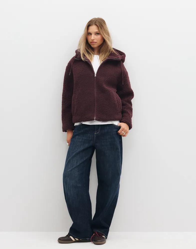 ONLY Onlaspen Hood Teddy Jacket Cc Otw jackor dam