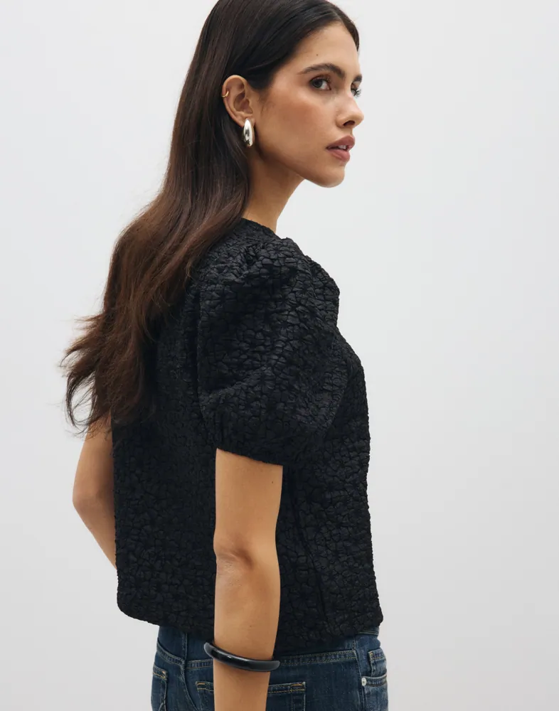 VERO MODA Vmmerle Ss Puff Cardigan Jrs Ret dam – bild 2