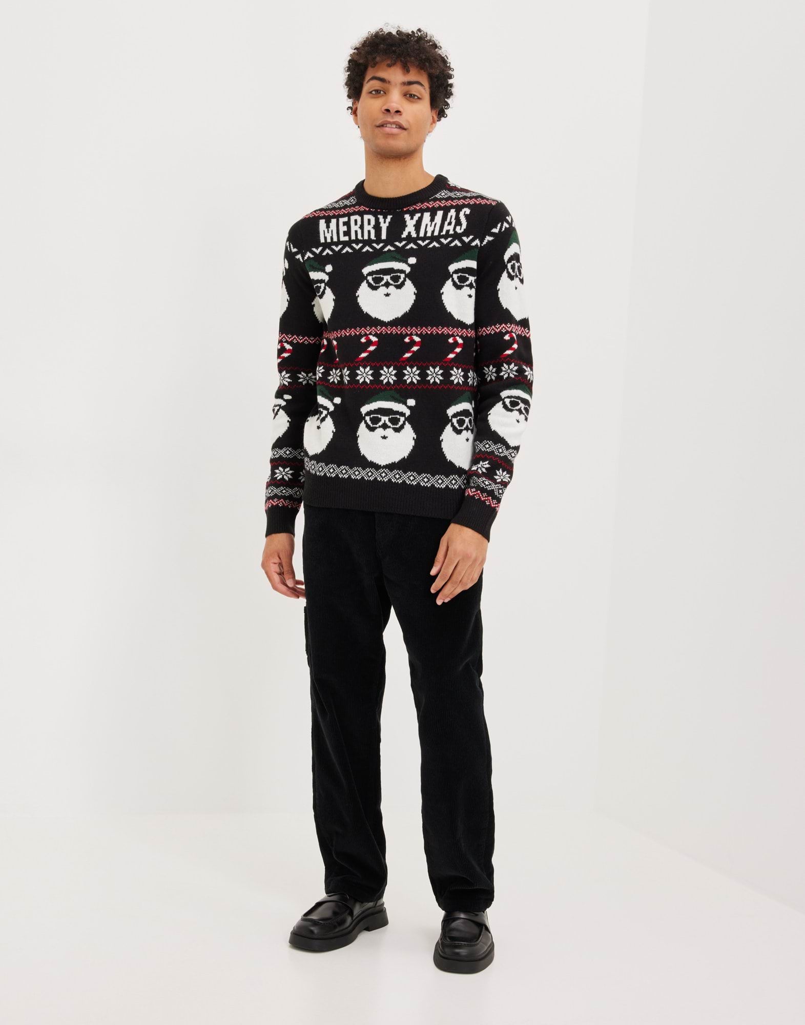 ONSXMAS SANTA JAQ REG CREW KNIT 399