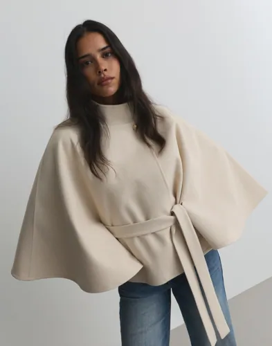 Nelly - Beige - Fancy Poncho Jacket