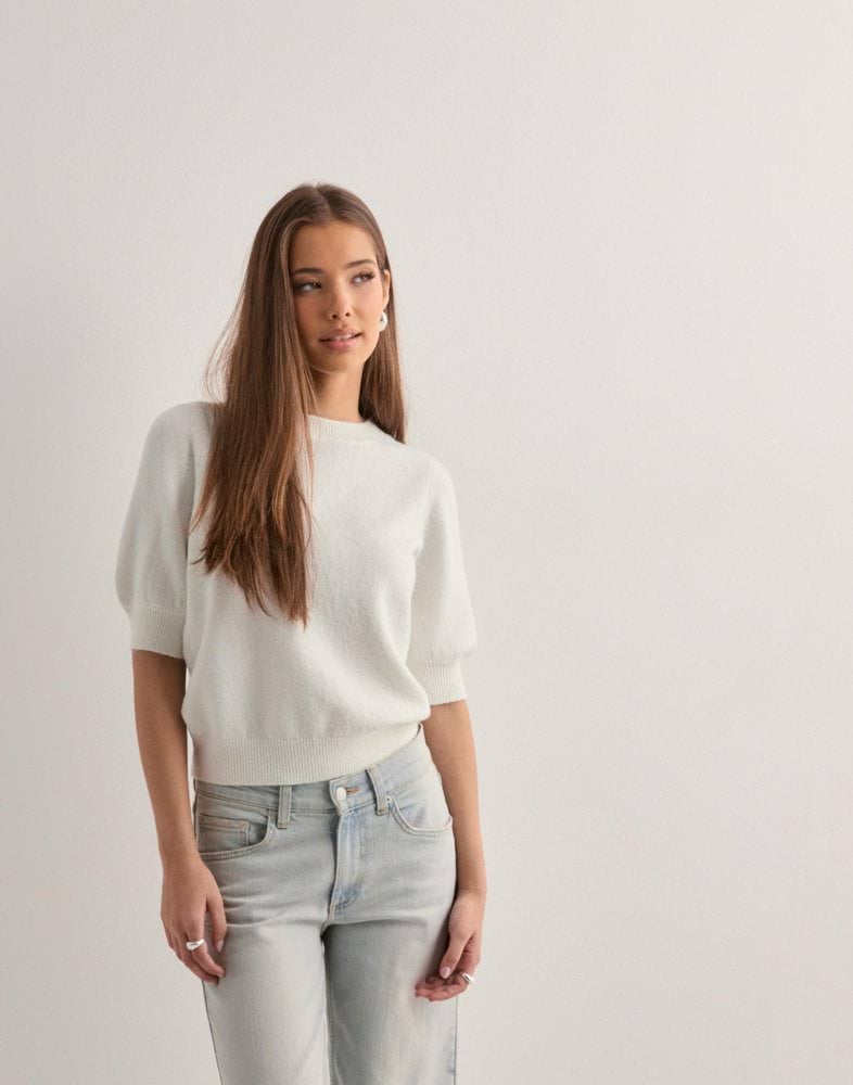 VERO MODA Maglione Donna Vmdoffy 2/4 O-Neck - Girocollo Morbido In Mélange Sunburst, Taglia S, Materiali Sostenibili