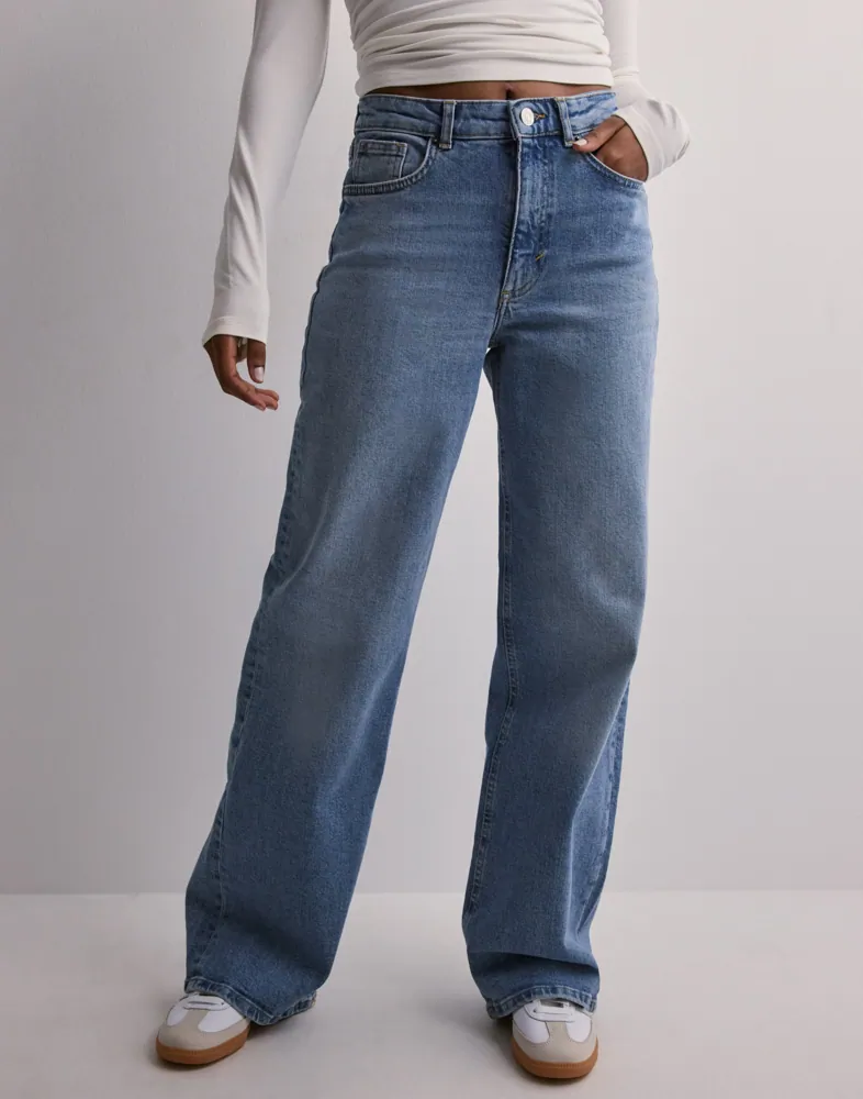 Onljuicy Hw Wide Leg Rea141 DNM Noos, blauw (light blue denim), 30W x 30L