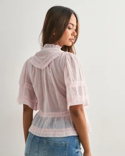 NEO NOIR Evienne S Voile Top blusar dam – bild 2
